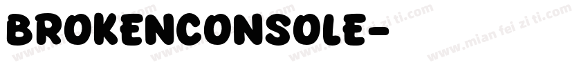 brokenconsole字体转换