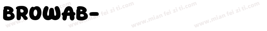 browab字体转换