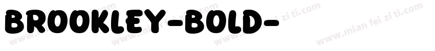 Brookley-bold字体转换