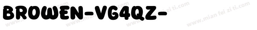 Browen-VG4qz字体转换