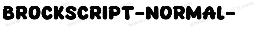 brockscript-normal字体转换