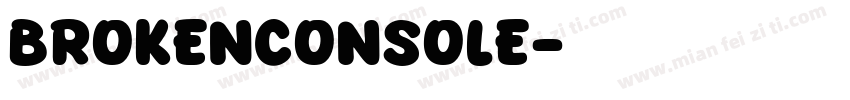 brokenconsole字体转换