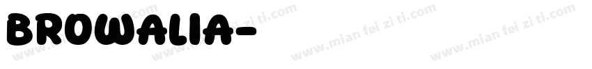 browalia字体转换