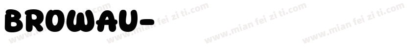 browau字体转换