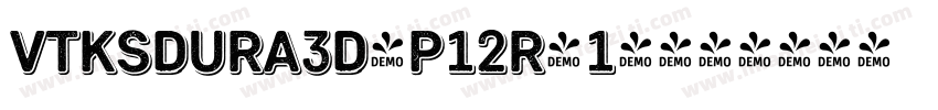 vtKsdura3d-p12r（1）字体转换