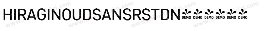 HiraginoUDSansRStdN字体转换