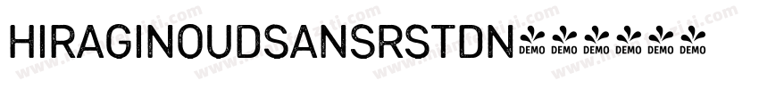 HiraginoUDSansRStdN字体转换