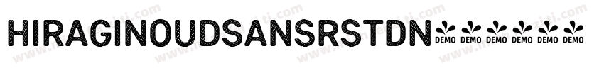 HiraginoUDSansRStdN字体转换
