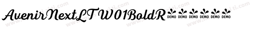 AvenirNextLTW01BoldR字体转换