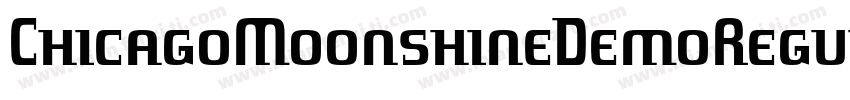 ChicagoMoonshineDemoRegular-R77E字体转换