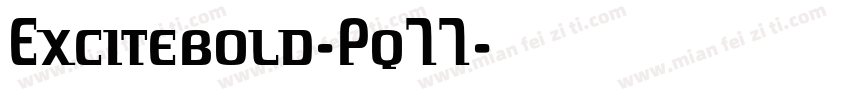 Excitebold-Pq77字体转换