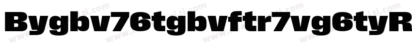 Bygbv76tgbvftr7vg6tyRegular-w22x字体转换