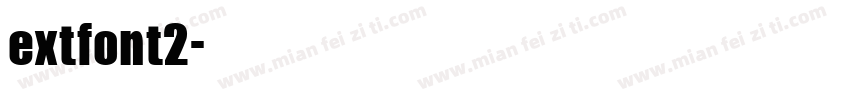 extfont2字体转换
