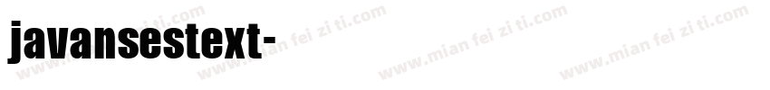 javansestext字体转换