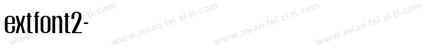 extfont2字体转换