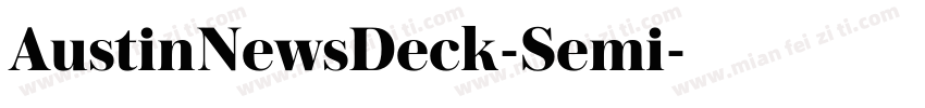 AustinNewsDeck-Semi字体转换
