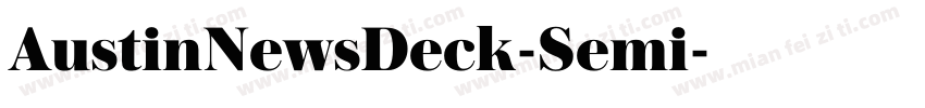 AustinNewsDeck-Semi字体转换