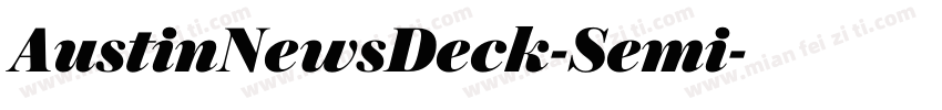 AustinNewsDeck-Semi字体转换