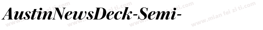 AustinNewsDeck-Semi字体转换