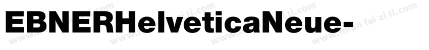 EBNERHelveticaNeue字体转换