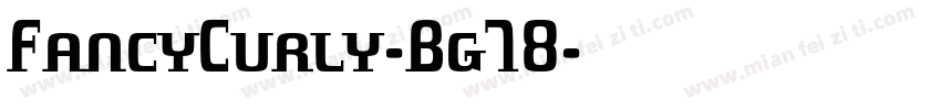 FancyCurly-Bg78字体转换