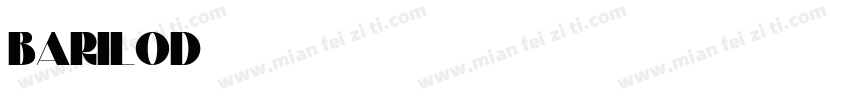 Barilod字体字体转换
