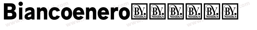 Biancoenero字体转换