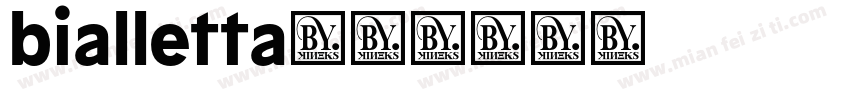 bialletta字体转换