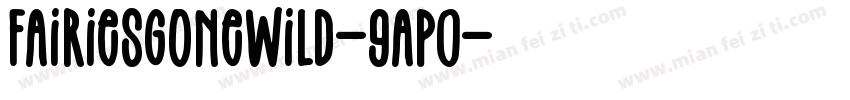 FairiesGoneWild-9aP0字体转换