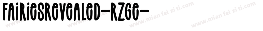 FairiesRevealed-RzGe字体转换