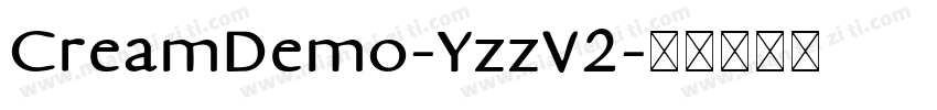 CreamDemo-YzzV2字体转换