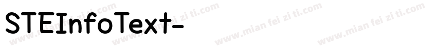 STEInfoText字体转换