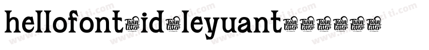 hellofont-id-leyuant字体转换