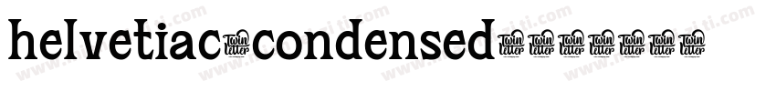 helvetiac-condensed-字体转换