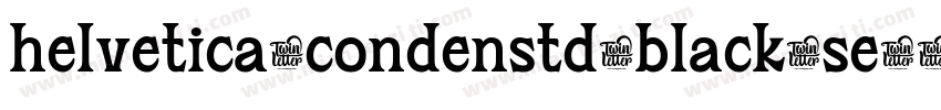helvetica-condenstd-black-se字体转换