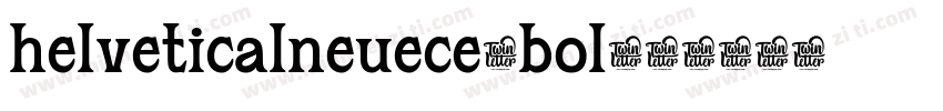 helveticalneuece-bol字体转换