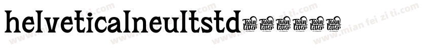 helveticalneultstd字体转换