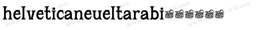 helveticaneueltarabi字体转换