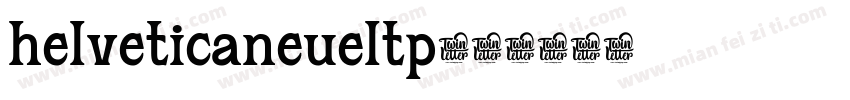 helveticaneueltp字体转换