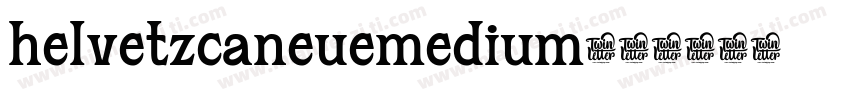 helvetzcaneuemedium字体转换