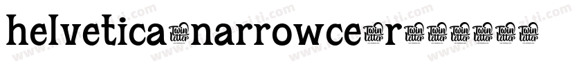 helvetica-narrowce-r字体转换
