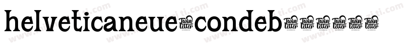 helveticaneue-condeb字体转换