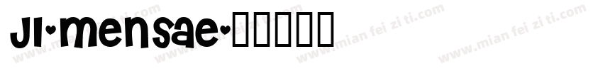 JI-Mensae字体转换
