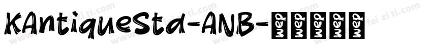 KAntiqueStd-ANB字体转换