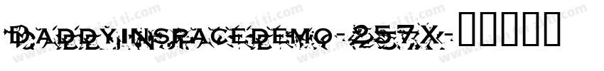 Daddyinspacedemo-257X字体转换