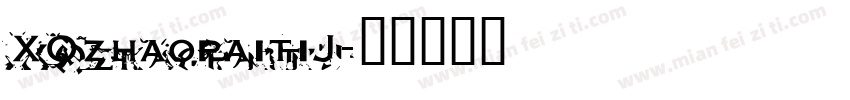 XQzhaopaitiJ字体转换