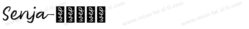 Senja字体转换