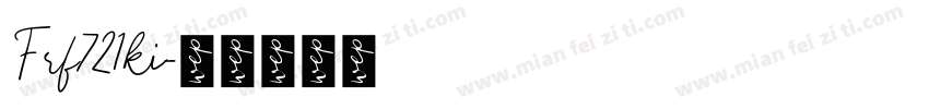 Frf721ki字体转换