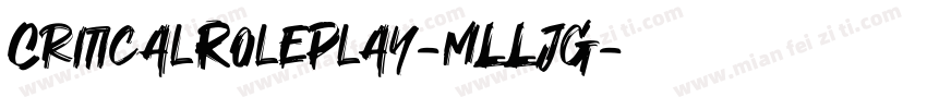 CriticalRolePlay-mLLjG字体转换