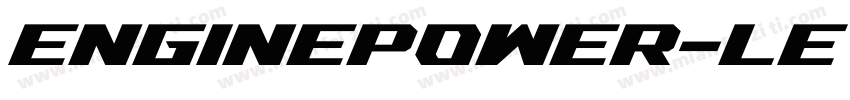 EnginePower-lE6V字体转换